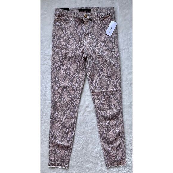 NWT J Brand Alana High Rise Crop Raw Hem Skinny Jean in Adder Pink - Picture 11 of 16